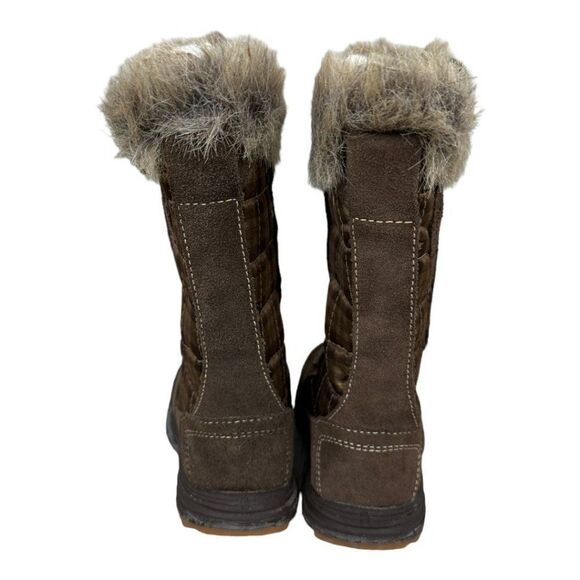 Teva Waterproof Lenawee Kid's Snow Boots Brown size 8 - Picture 4 of 8